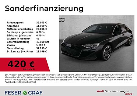 Audi A3 35 TFSI LED/Navi/R-Kamera/ACC/19 Zoll