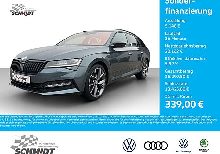 Skoda Superb Combi 2.0 TDI Sportline DSG MATRIX FSH