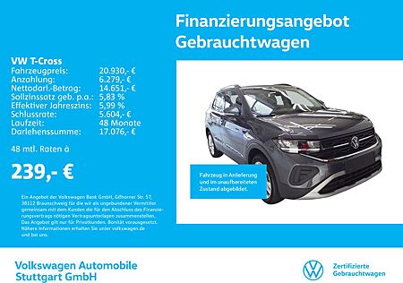 VW T-Cross Volkswagen 1.0 TSI Life Navi Tempomat