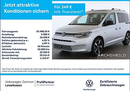 VW Caddy Volkswagen ACC NAVI SHZ APP KAMER PANO LEDER