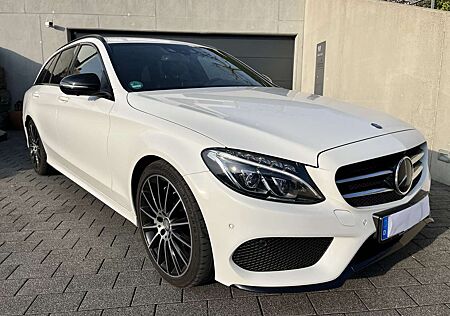 Mercedes-Benz C 250 AMG Line-Interior und ExterDistronik-AHK-19Zoll