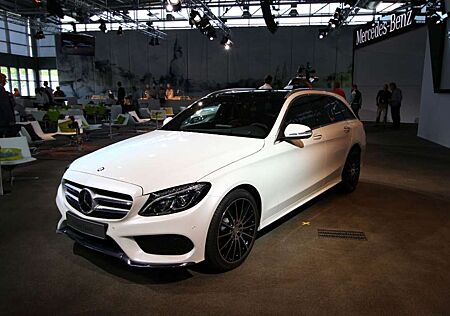 Mercedes-Benz C 250 AMG Line-Distronik-AHK-19Zoll-WR-Leder
