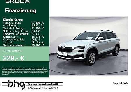Skoda Karoq 1.5 TSI SELECTION KAMERA NAVI SHZ GRA LED
