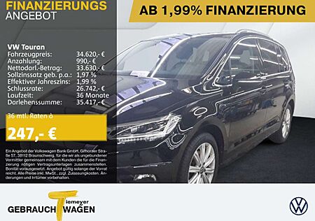 VW Touran Volkswagen 2.0 TDI DSG HIGHLINE LED NAVI 7SITZE AHK