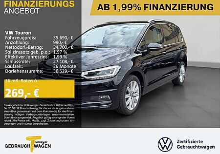 VW Touran Volkswagen 2.0 TDI DSG HIGHLINE 7-SITZE NAVI AHK KAM