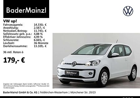 VW Up Volkswagen ! 1.0 TSI SHZ Klima