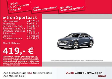 Audi e-tron 50 qu. 2x S line Luftfed/Pano/A