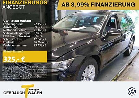 VW Passat Variant Volkswagen 2.0 TDI DSG STHZG AHK SIDE-ASSIST