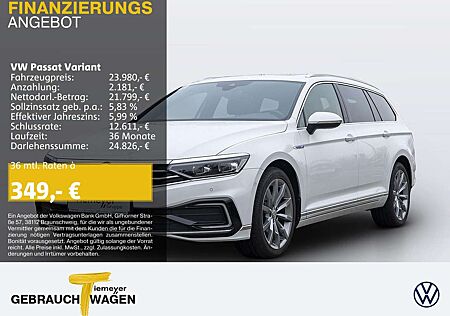 VW Passat Variant Volkswagen GTE DSG PANO NAVI STHZG