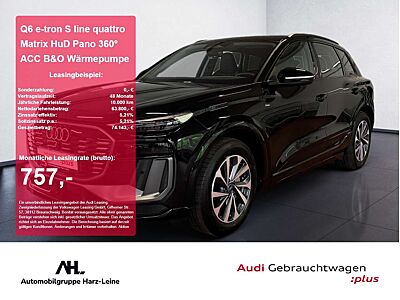 Audi Q6 e-tron e-tron S line quattro Matrix HuD Pano 360° ACC B&O