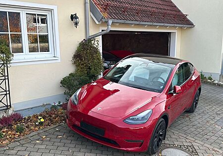 Tesla Model Y LR Dual AWD*CPO/red&innen:white*EAP*20"/Garan09.27