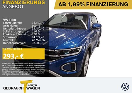 VW T-Roc Volkswagen Cabrio 1.5 TSI DSG STYLE LEDER LM19 STHZG