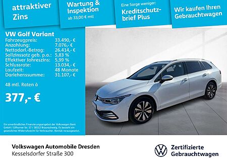 VW Golf Variant Volkswagen Golf VIII Variant 2.0 TDI DSG Life Navi AHZV LED
