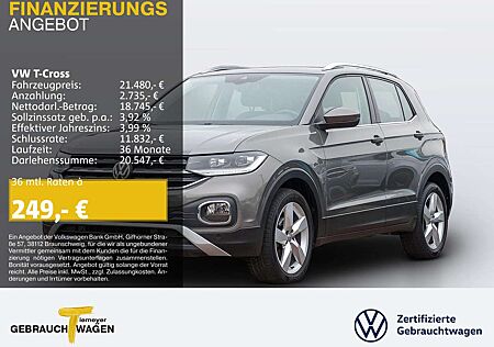 VW T-Cross Volkswagen 1.0 TSI DSG STYLE LED NAVI VIRTUAL AHK