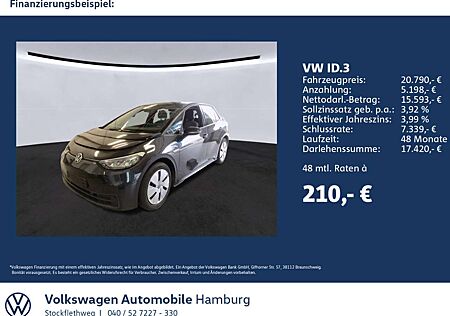 VW ID.3 Volkswagen Pro Performance Life CarPlay ACC Keyless