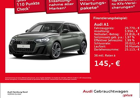 Audi A1 30 Sportback 1.0 TFSI S tronic S line Sonos