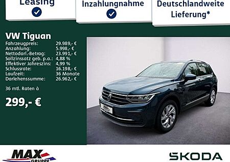 VW Tiguan Volkswagen Life 1.5 TSI 110 kW 7-Gang-DSG +AHK+360°K
