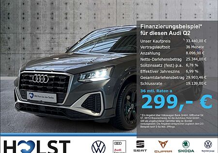 Audi Q2 1.5TFSI DSG S-line AHK NAVI Leder LED ACC digitale