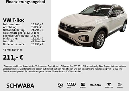 VW T-Roc Volkswagen Life 1.5 TSI LED*VIRTUAL*AHK*ACC*LANE*16"