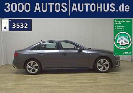 Audi A4 40 TDI S-Line Leder Navi+virtual Glasdach LED