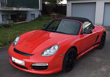 Porsche Boxster Rot mit schwarzer Ausstattung