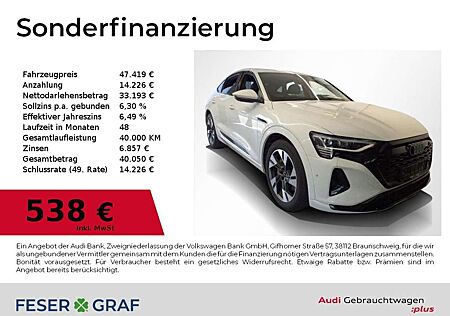 Audi Q8 e-tron Sportback 50 e-tron adv Leder,Navi,LED,Kameras