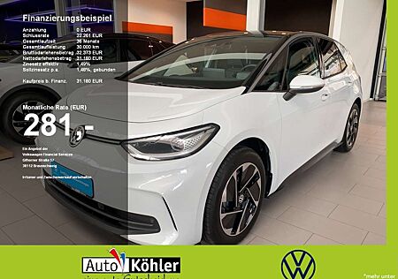 VW ID.3 Volkswagen Pro Batterie 62 kWh Matrix+CCS+ACC+PDC+AHK