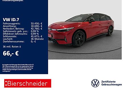VW ID.7 Volkswagen GTX Tourer 4Mo AHK HuD DCC 360