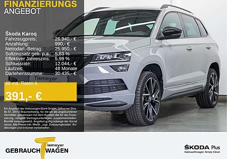 Skoda Karoq 1.5 TSI DSG SPORTLINE LED VIRTUAL LM19 AHK