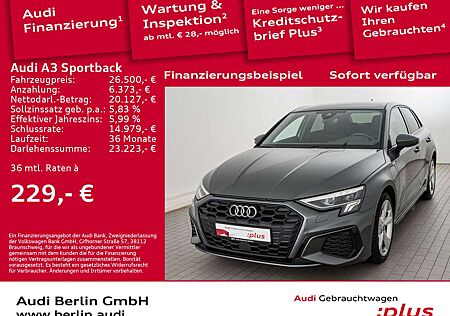 Audi A3 TFSI e S line 45 e S tr. RFK NAVI