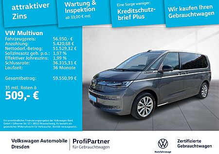 VW T7 Multivan Volkswagen Style IQ-LED NAV AHZV ACC SIDE 1,99%
