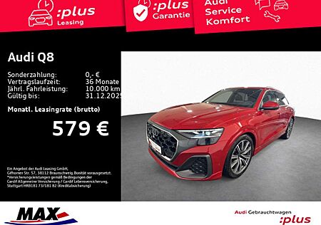 Audi Q8 50 TDI QUATT S LINE MATRIX+PANO+LUFT+AHK+HUD+