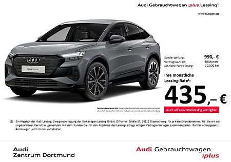Audi Q4 e-tron gebraucht kaufen Audi Q4 e-tron Sportback 45 advanced BLACKPAK AHK 20Z