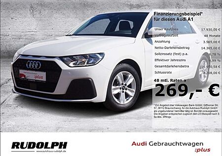 Audi A1 Sportback 25 TFSI S-tronic PDCv+h SHZ CarPlay