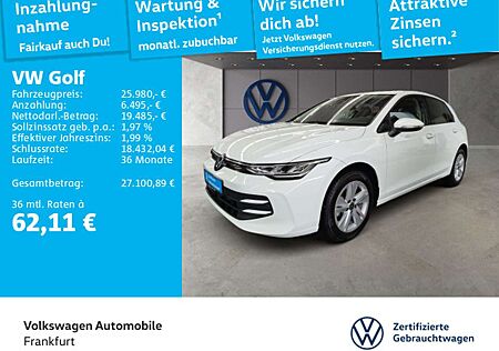 VW Golf Volkswagen VIII 1.5 eTSI DSG Life FrontAssist LED DAB+