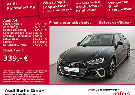 Audi A4 S line 35 TFSI 6-G. STDHZG 360°K LED HUD NAVI
