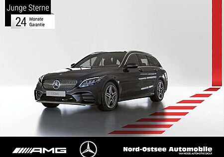 Mercedes-Benz C 220 d T 4M AMG AHK PANO SPUR TOTWINKEL LED