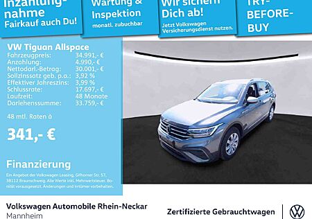 VW Tiguan Allspace Volkswagen 2.0 TDI Life 4Motion DSG AHK Nav