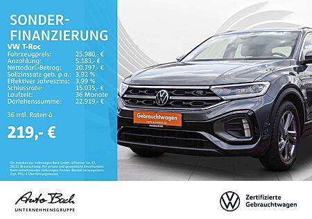 VW T-Roc Volkswagen 1.5 TSI "R-Line" DSG Navi LED Digital Cock
