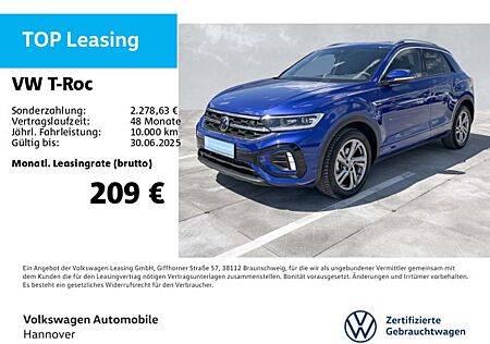 VW T-Roc Volkswagen 1.5 TSI DSG R-Line Navi Leder ACC Kamera A