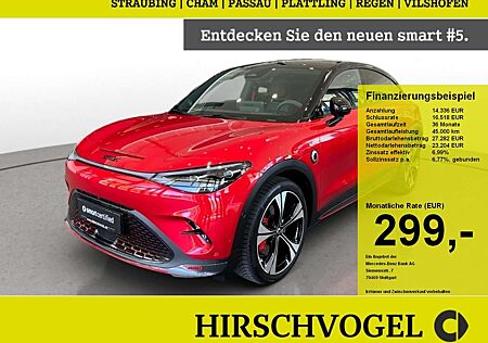 smart #3 BRABUS Pano+Standhzg.+Navi+LED+360°-K+PDC+SHZ