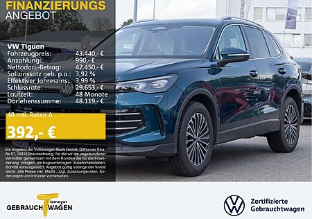 VW Tiguan Volkswagen 2.0 TDI DSG ELEGANCE UPE65 LM19 LEDER PAN