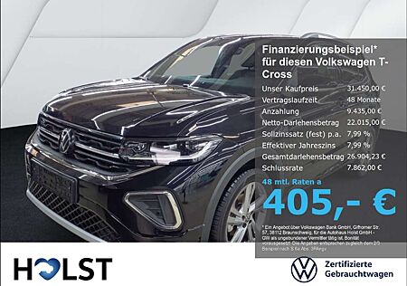 VW T-Cross Volkswagen 1.5TSI DSG R-Line GJR ACC AHK RüFaKa LaneAssist
