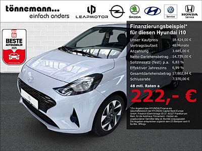 Hyundai i10 FACELIFT TREND AUTOMATIK+NAVI+RÜCKFAHRKAMERA+SITZ-