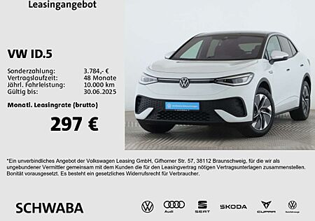 VW ID.5 Volkswagen Pro Performance 82 kW/h IQ.LIGHT*AHK*8-fach