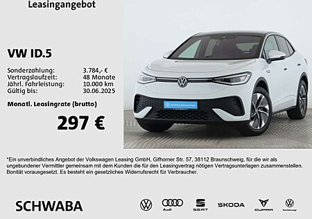 VW ID.5 Volkswagen Pro Performance 82 kW/h IQ.LIGHT*AHK*8-fach