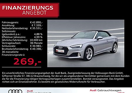 Audi A5 Cabriolet 35 TDI MATRIX AHK ACC NAVI Advanced