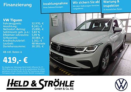 VW Tiguan Volkswagen Life 2.0 TSI DSG 4M AHK IQ-LED NAV PDC SH