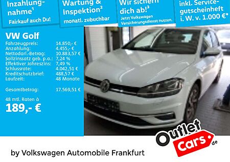 VW Golf Volkswagen VII 1.5 TSI Sound Navi Rückfahrkamera Front