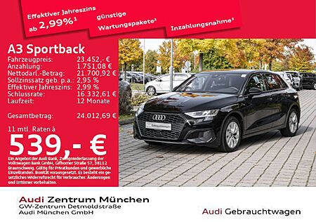 Audi A3 40 TFSI e S tronic SitzHzg/PDC